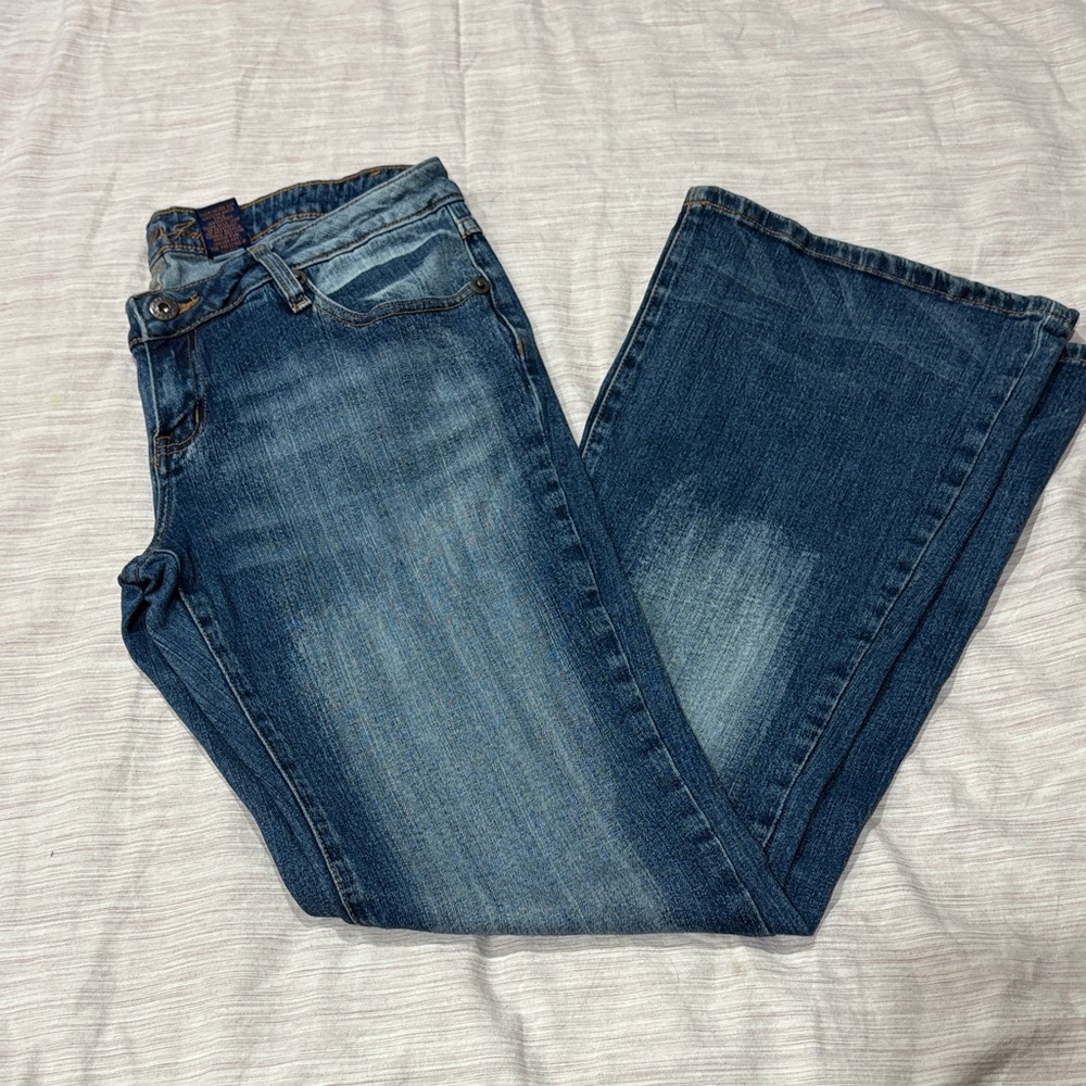 Zana Di Women's Flare Jeans in Deep Blue